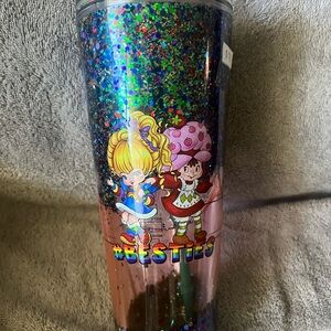Glitter Besties Tumbler with Straw